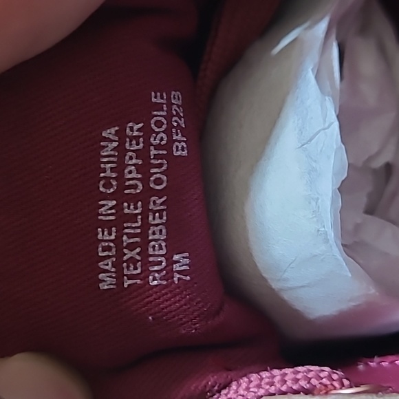 Michael Kors Poppy Stripe Lace Up Tennis Shoes Mulberry Size Various - Picture 8 of 10